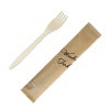 木製フォーク１６５紙個包装(100本入)